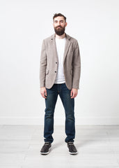 Zepo Brushed Cotton Blazer